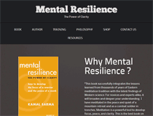 Tablet Screenshot of mentalresilience.com